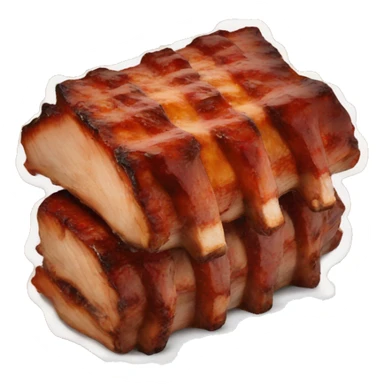 bbq ribs sticker