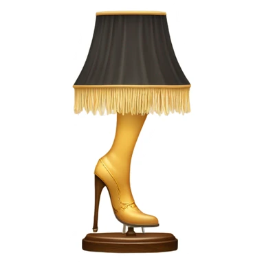 Leg lamp from the movie “A Christmas Story” sticker