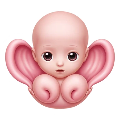 Adolf Hitler foetus cute sticker