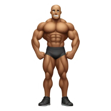 Body builder sigma emoji sticker
