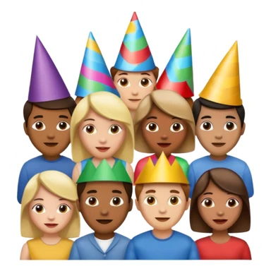 people with hats sticker