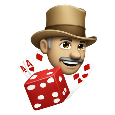 Good luck in poker  sticker