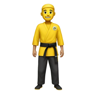 Yellow belt sticker