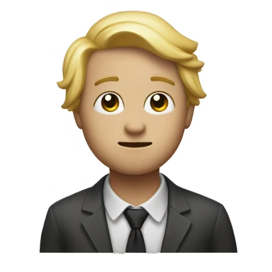 the lost intern with a question mark sticker