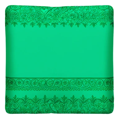 green fabric with floral pattern, smart fabric, high-tech textile sticker