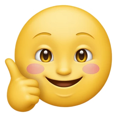 A normal emoji flipping me off sticker