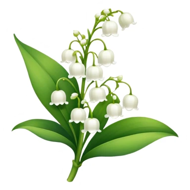 lily of the valley  sticker