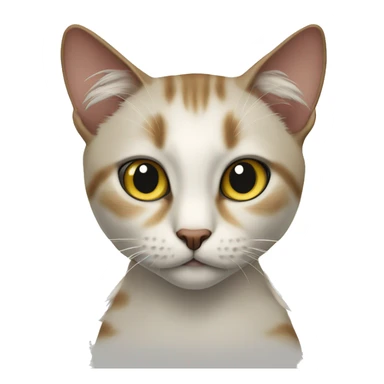 yemek yiyen kedi sticker