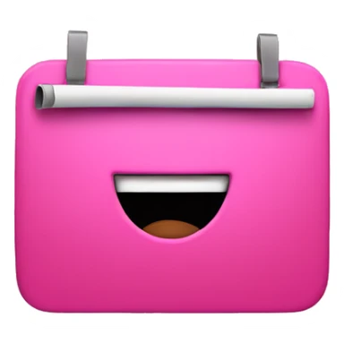 Pink Netflix logo sticker