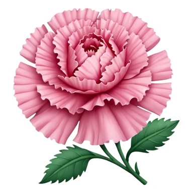 pink carnation flowers sticker