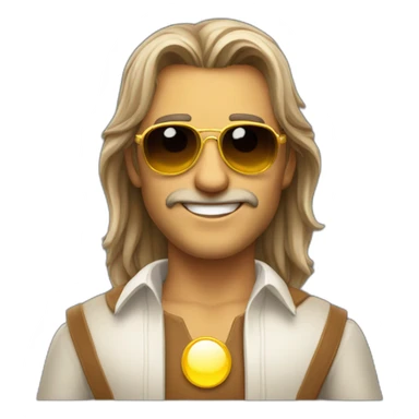 braco weimanerer smialing with sun glasess sticker