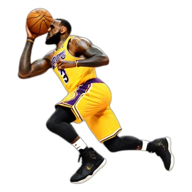 LeBron dunk sticker