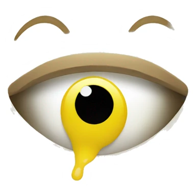 Smiley with lemon eyes sticker