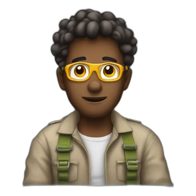 Sanglier sur un avion sticker