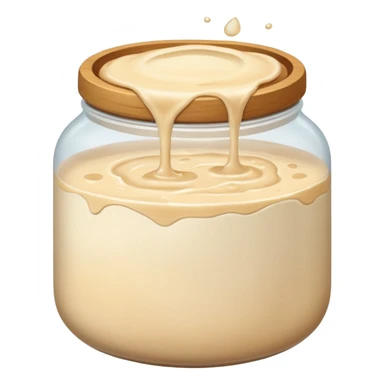 Sourdough starter emoji sticker