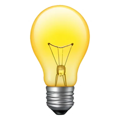 light bulb idea sticker