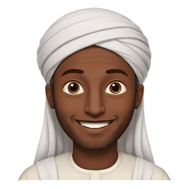 Arabic man says asalmau aliukum sticker