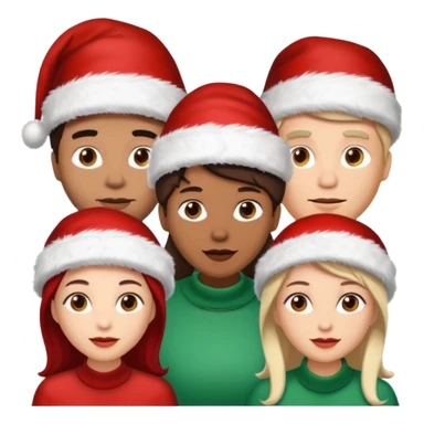 Family Christmas  3 woman’s 2 mana sticker