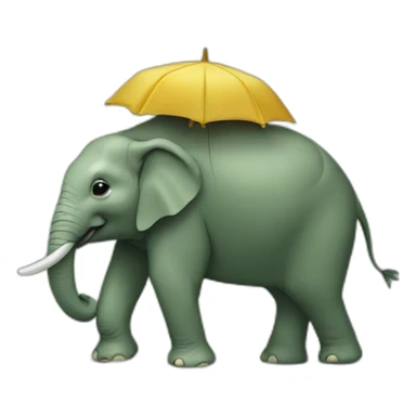 tortue sur un elephant sticker