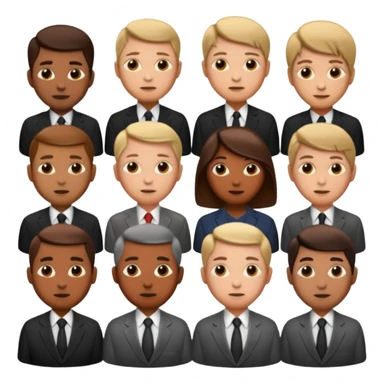 roup of directors shadow png realistic sticker