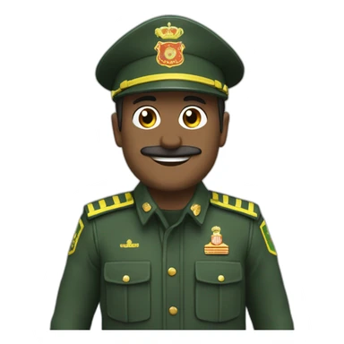 guardia civil gorro sticker