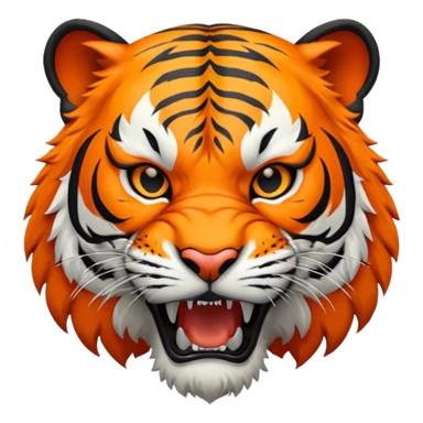 Harrisburg High School Tiger Logo with H sticker