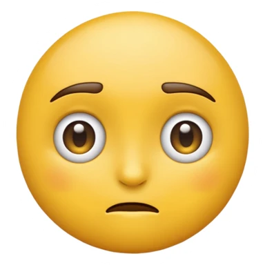 Emoji giving side eye sticker