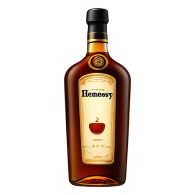 Hennessy bottle sticker