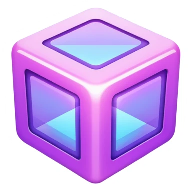 holographic purple form sticker