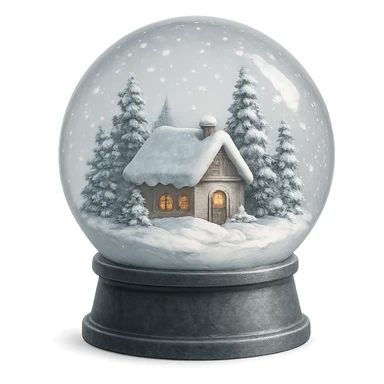 winter globe remove background sticker