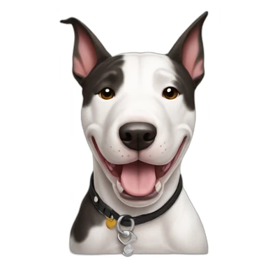 Dog bull terrier barcino sticker