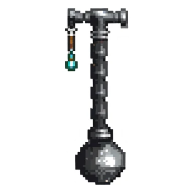 ancient plumbing tool from a forgotten civilization sticker