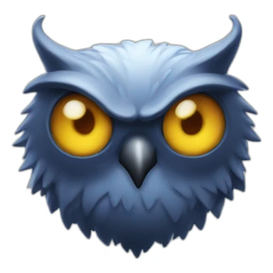 Démon a tête de chouette sticker