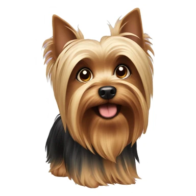dog yorkshire terrier sticker