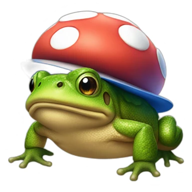 Toad mario bros sticker