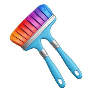 hair dye brush sticker