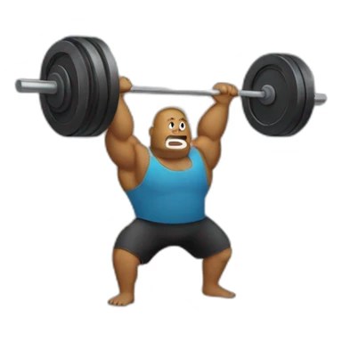 heavy lifting gym sticker