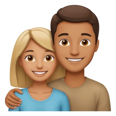 flirty couples sticker