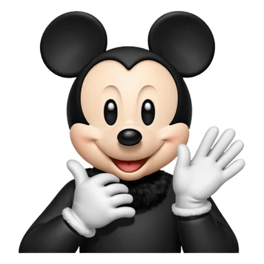 Mickey mouse emoji sticker