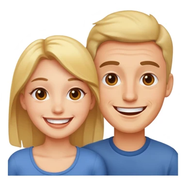 I want something between laughing and loving sticker