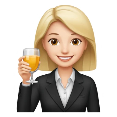 marketing agent with glass sticker