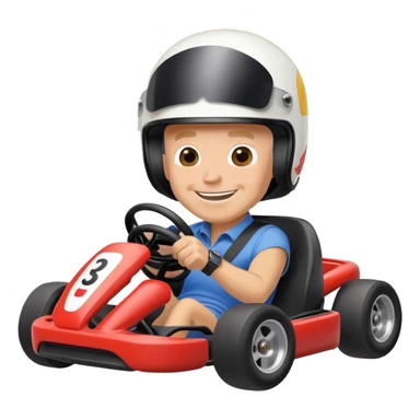 Biden in go kart  sticker