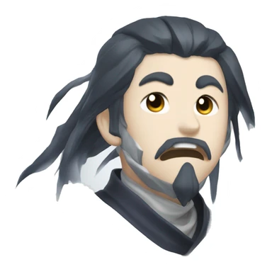 the ghost of Hu Tao Genshin Impact sticker