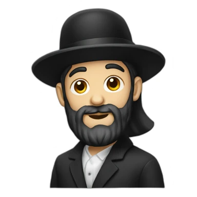 Hasidic Jew sticker