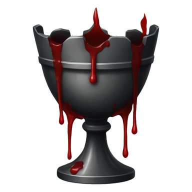 gothic chalice with blood sticker