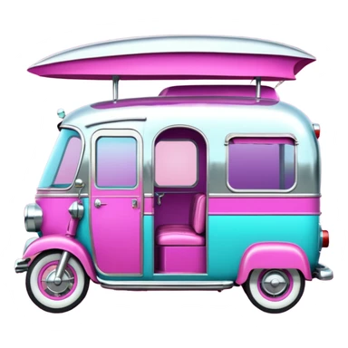 Jetson’s Ultra hotrod Haunted Barbie dream house Caravan motorbike tuk tuk  sticker