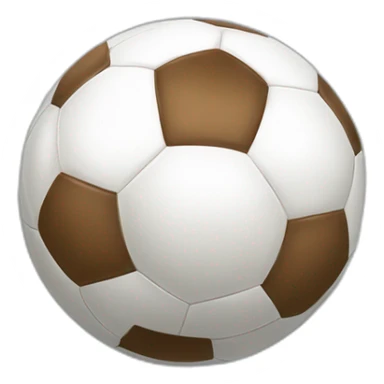 ballon de football avec une bouche qui sourit sticker