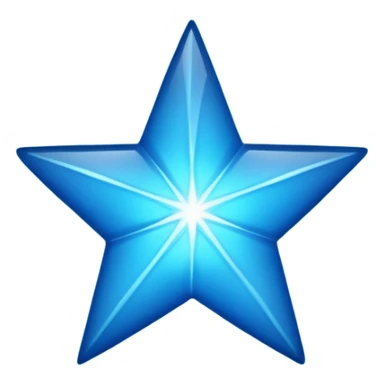 blue version of a ⭐ sticker