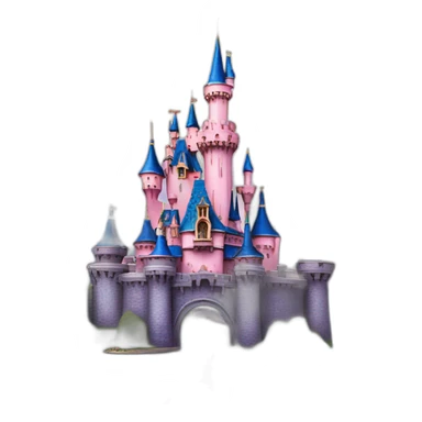sleeping beauty castle disneyland paris sticker