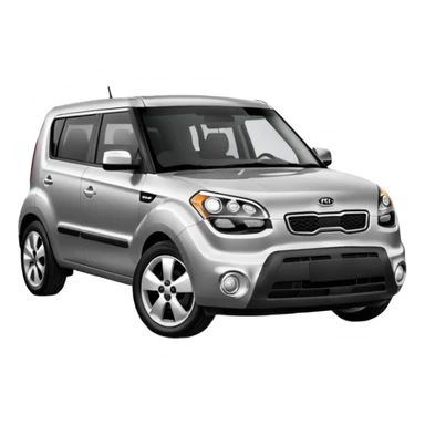 2013 Kia soul silver  sticker